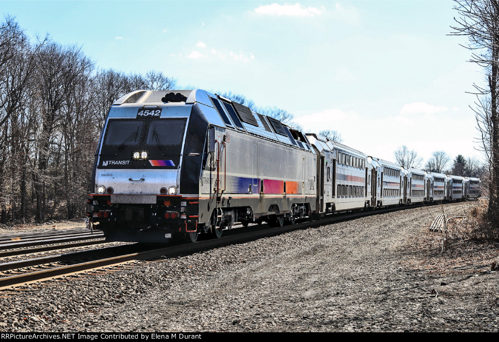 NJT 4542 on train 1111